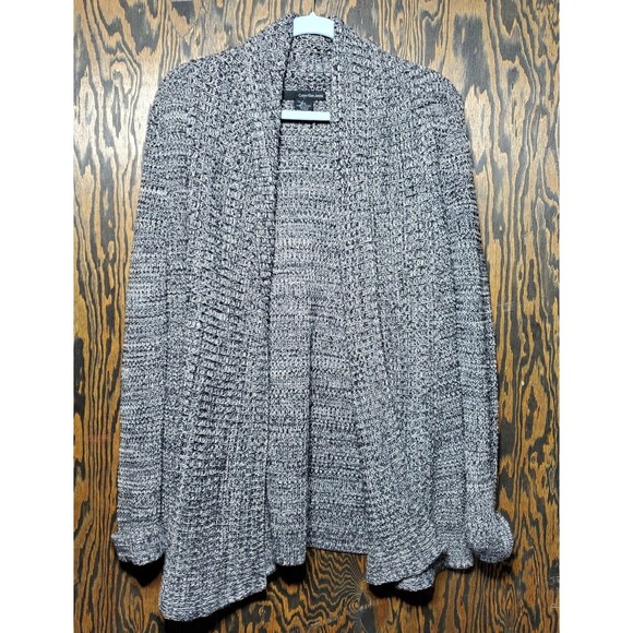 Calvin Klein Women's Knit Cardigan Size Large Grey Heavy Cotton Warm - Picture 1 of 7